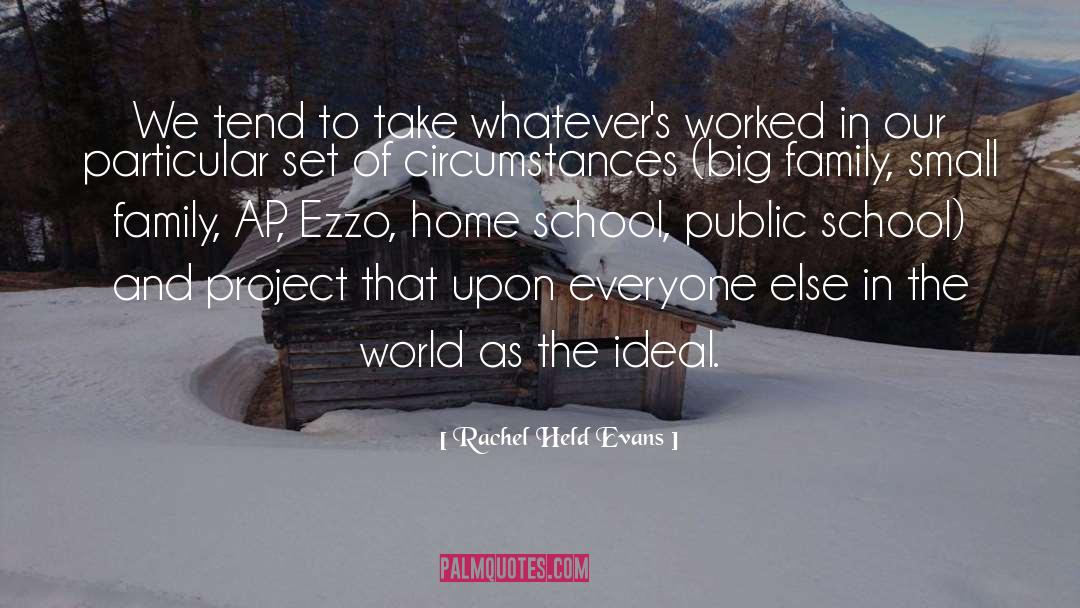 Project In School quotes by Rachel Held Evans