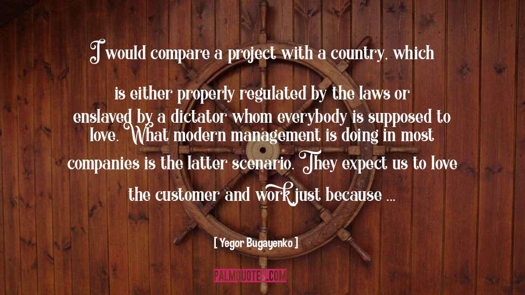 Project Management quotes by Yegor Bugayenko