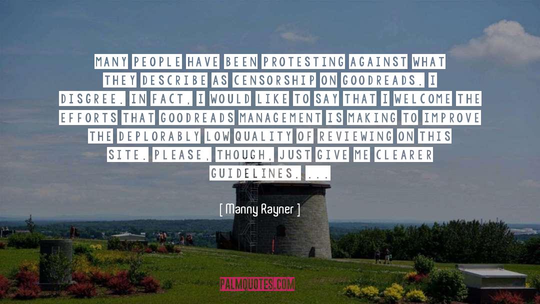 Project Management quotes by Manny Rayner
