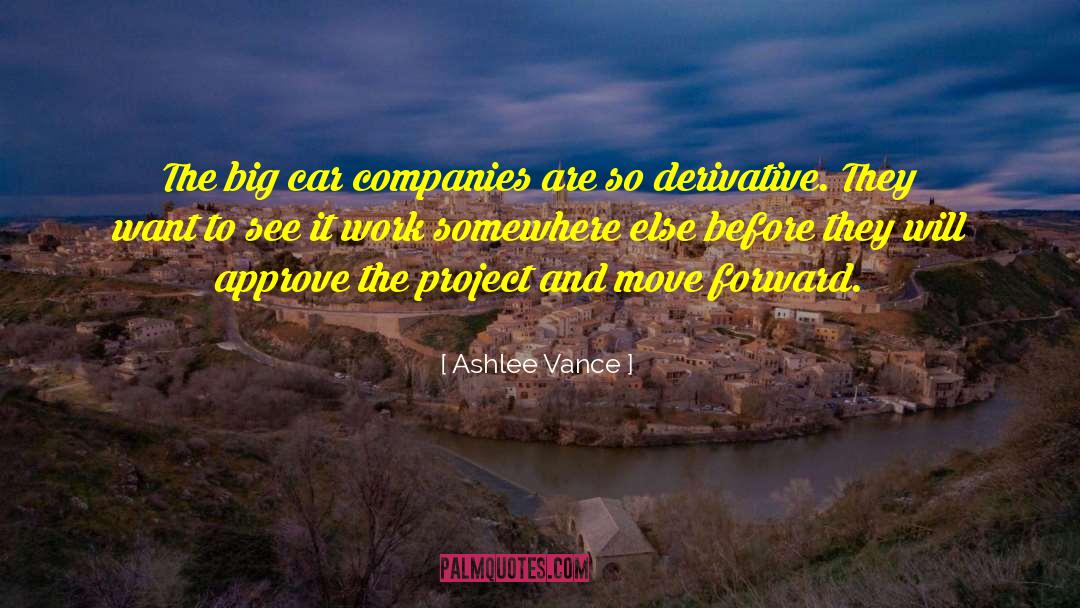 Project Management quotes by Ashlee Vance