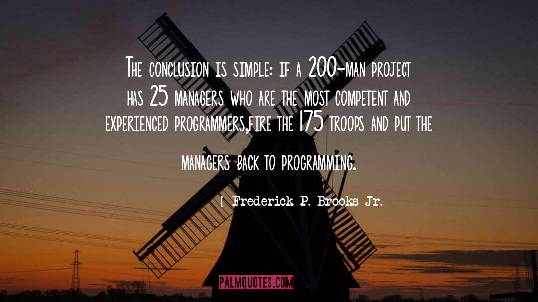 Project Management quotes by Frederick P. Brooks Jr.