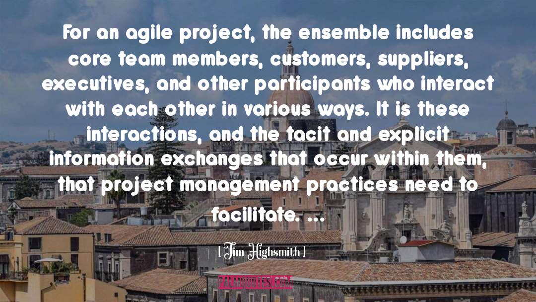 Project Management quotes by Jim Highsmith