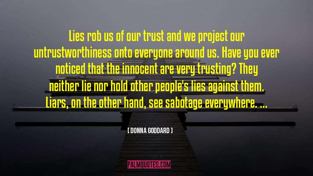 Projection quotes by Donna Goddard