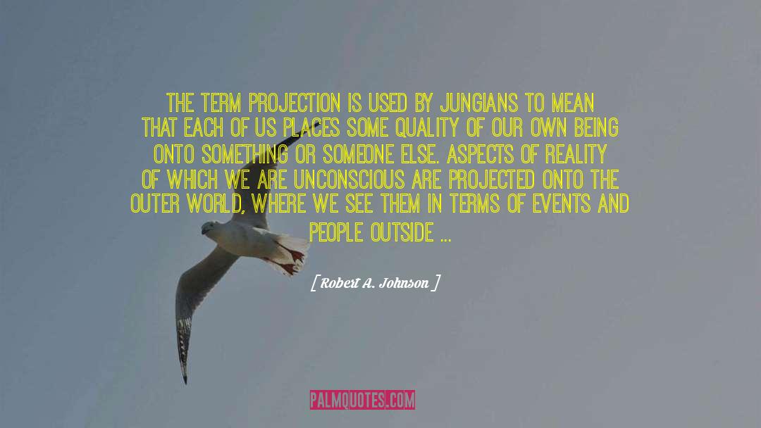 Projector quotes by Robert A. Johnson