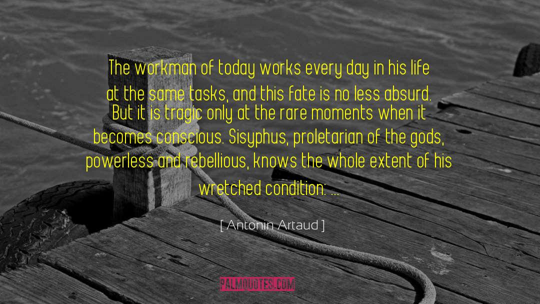 Proletarian quotes by Antonin Artaud