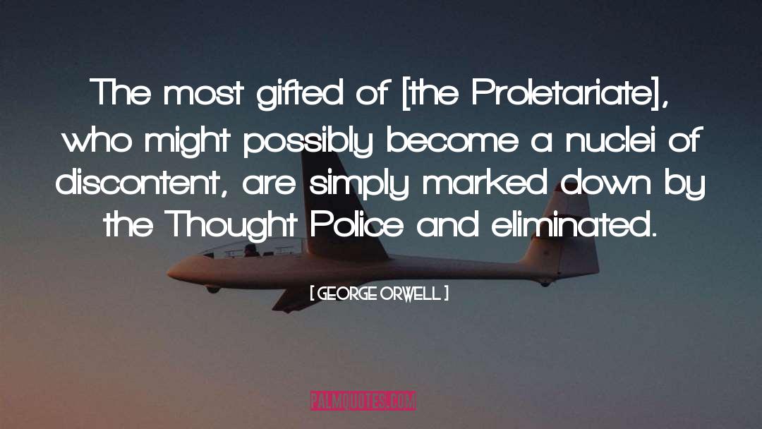 Proletariate quotes by George Orwell