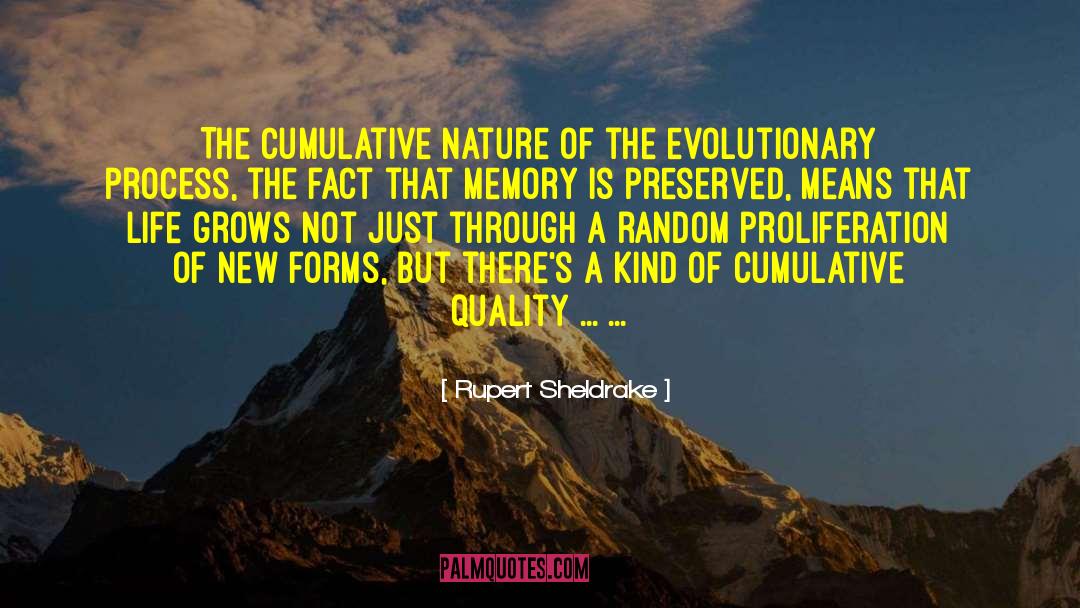 Proliferation quotes by Rupert Sheldrake