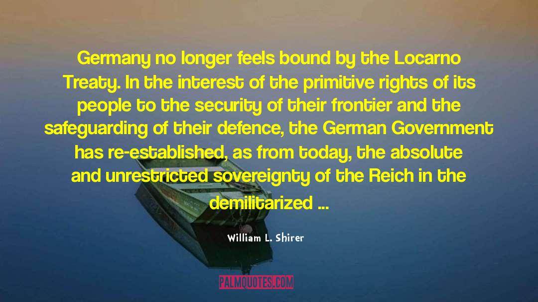 Proliferation Treaty quotes by William L. Shirer