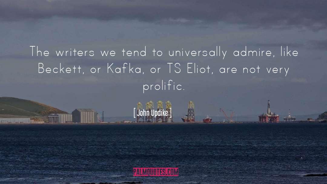 Prolific quotes by John Updike