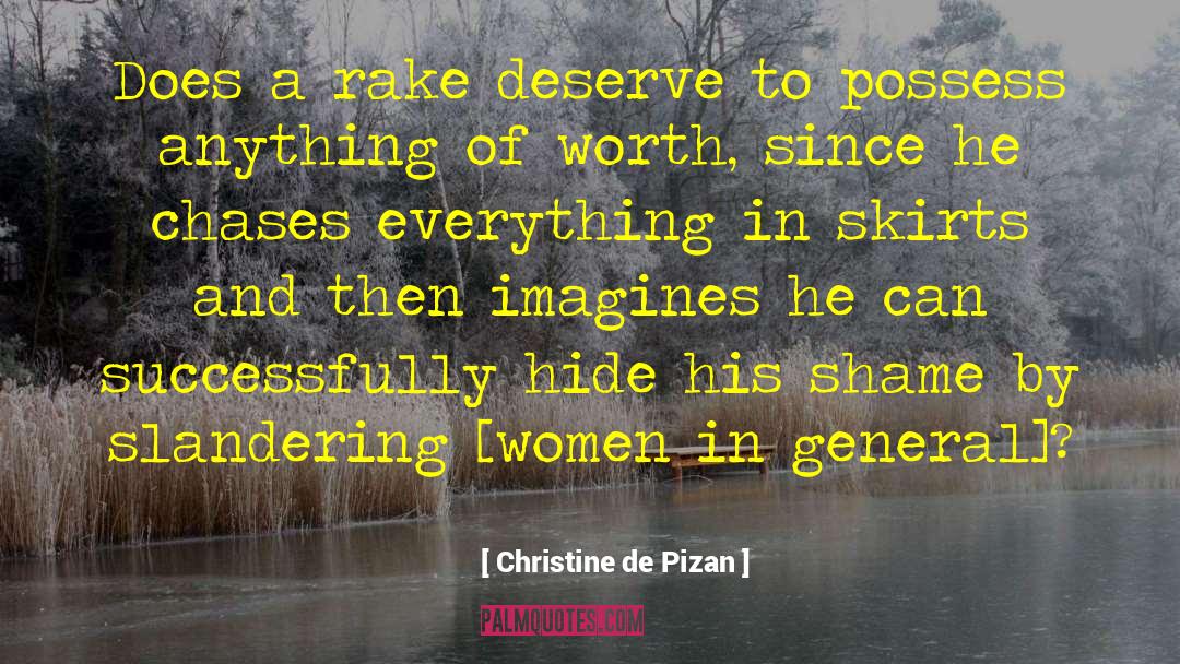 Promiscuity quotes by Christine De Pizan