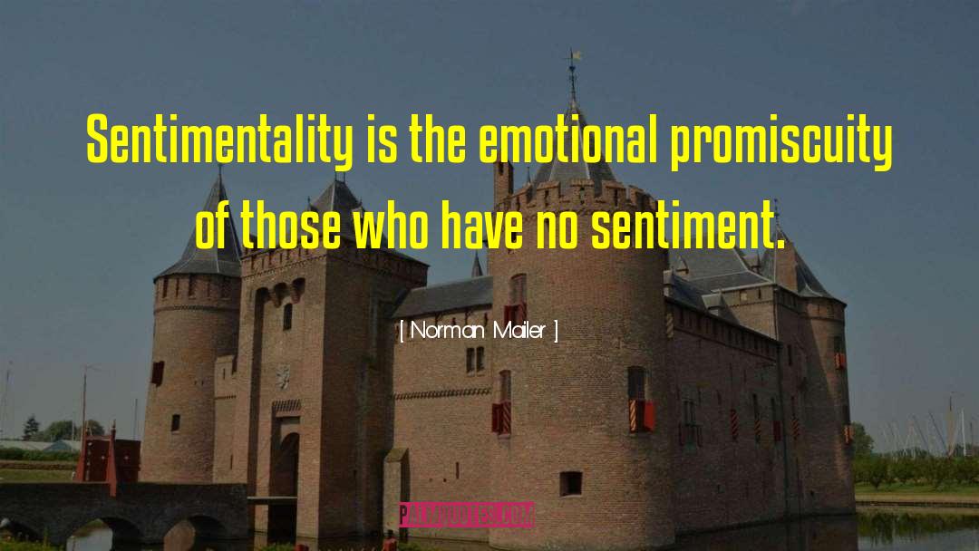 Promiscuity quotes by Norman Mailer