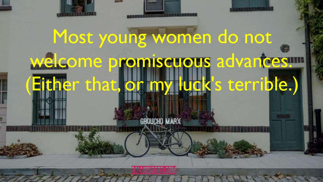 Promiscuous quotes by Groucho Marx