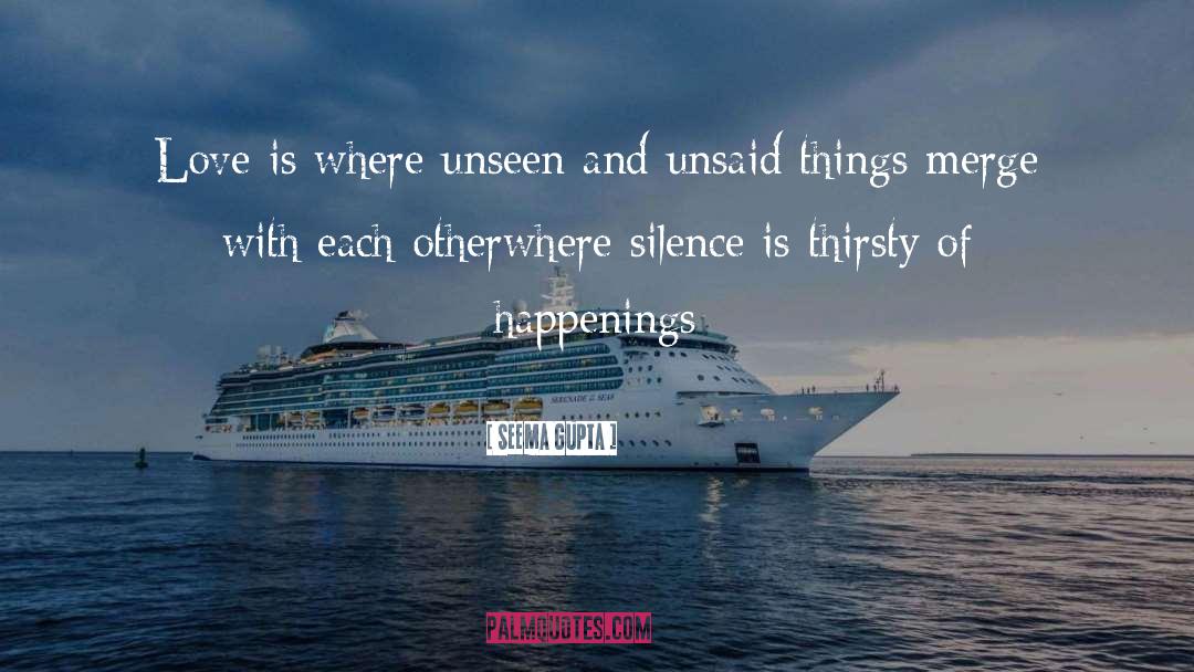 Promise Of Things Unseen quotes by Seema Gupta