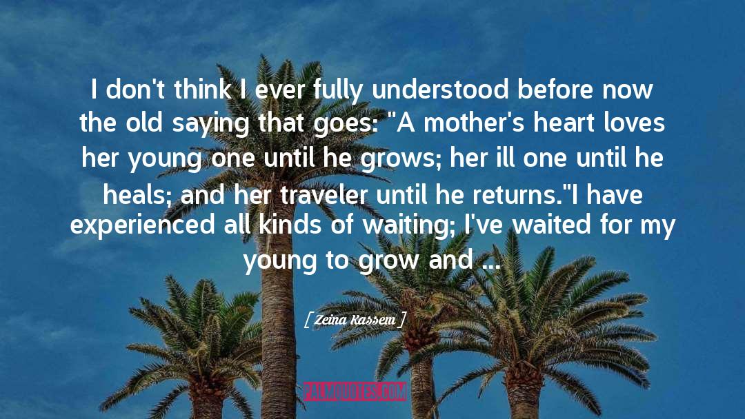 Promise To Grow Old quotes by Zeina Kassem