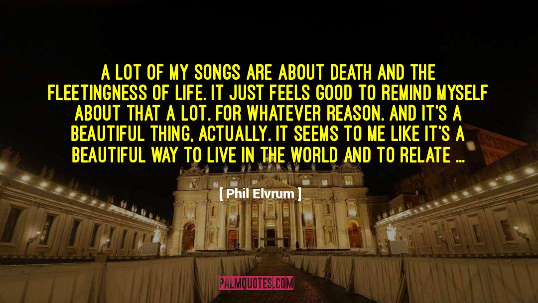 Promises In Death quotes by Phil Elvrum