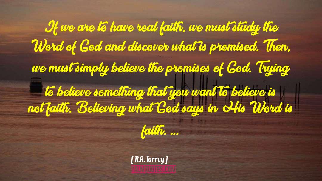 Promises Of God quotes by R.A. Torrey