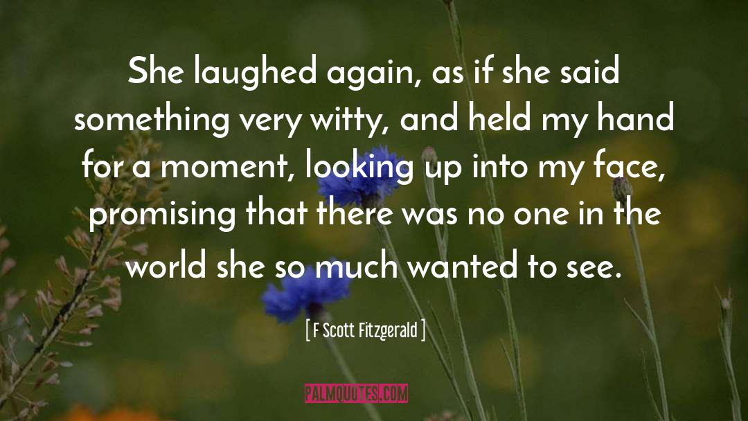 Promising quotes by F Scott Fitzgerald