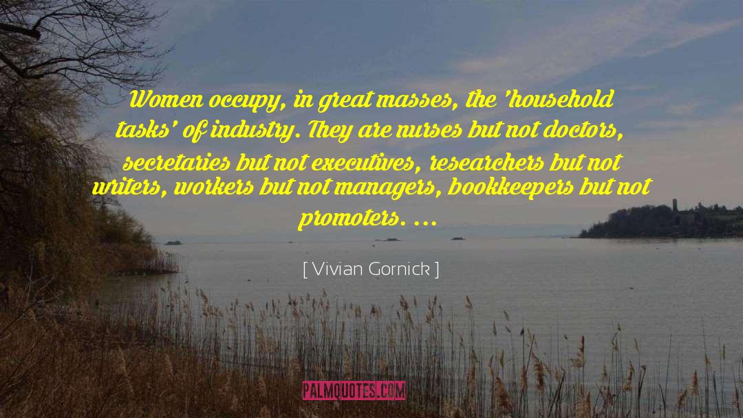 Promoters quotes by Vivian Gornick