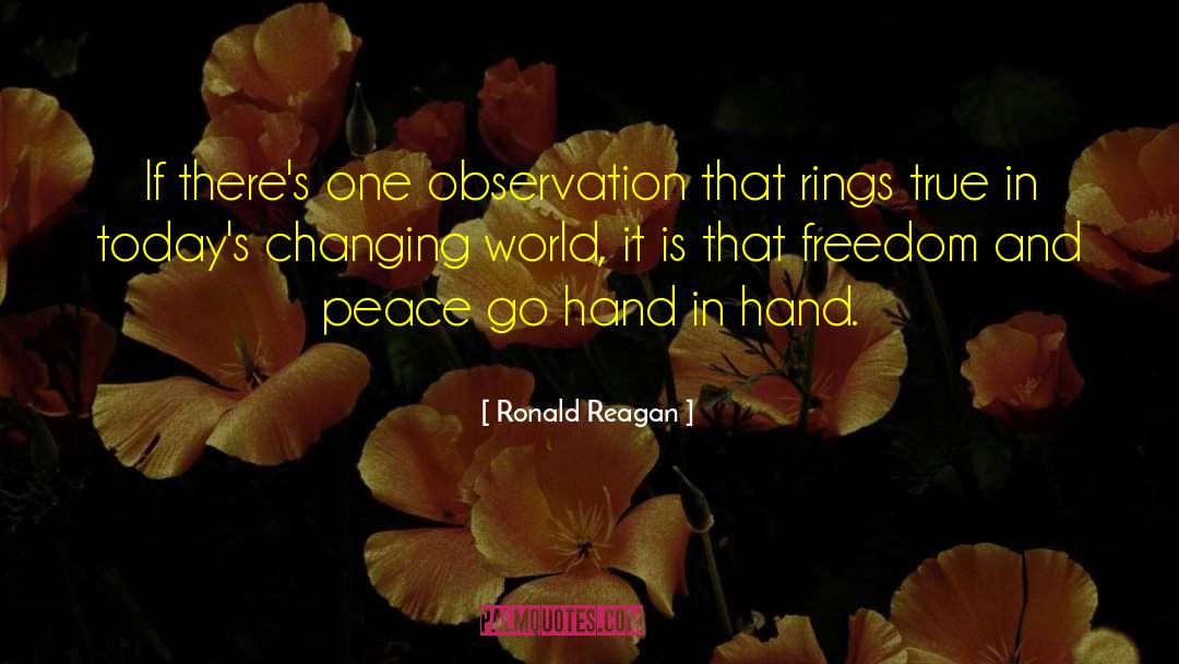 Promoting Peace quotes by Ronald Reagan