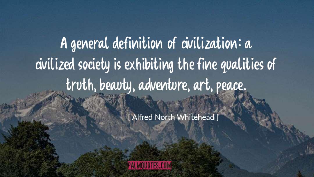 Promoting Peace quotes by Alfred North Whitehead