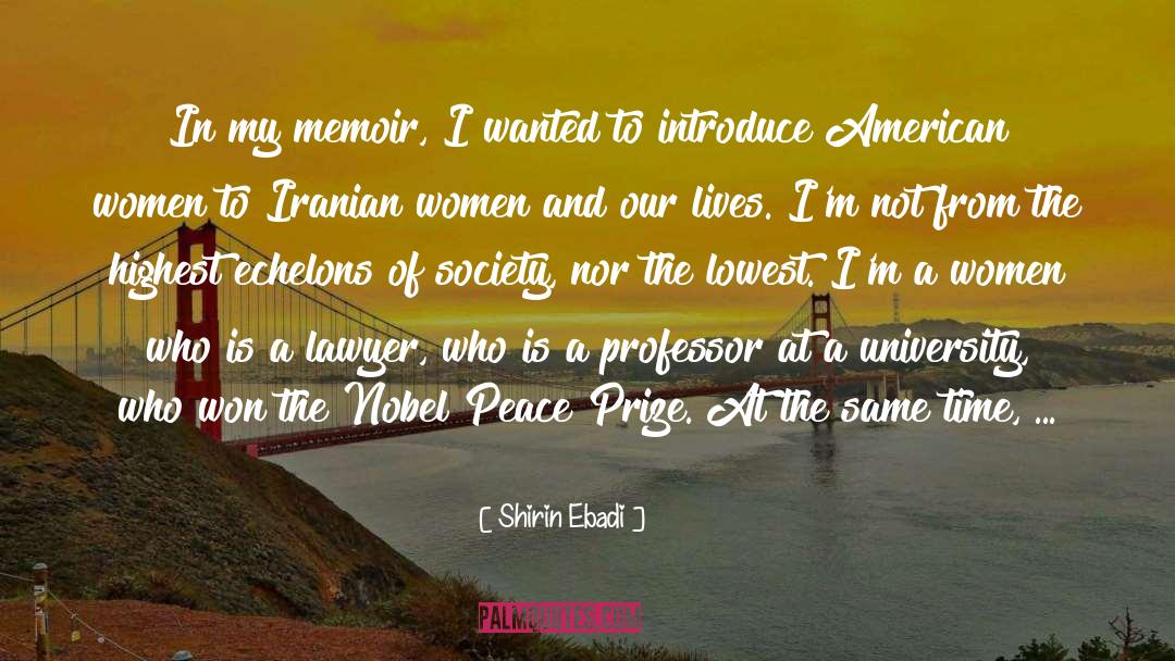 Promoting Peace quotes by Shirin Ebadi