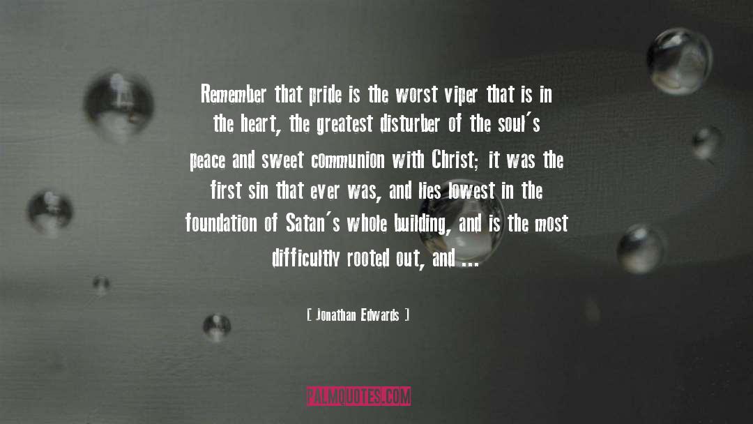 Promoting Peace quotes by Jonathan Edwards