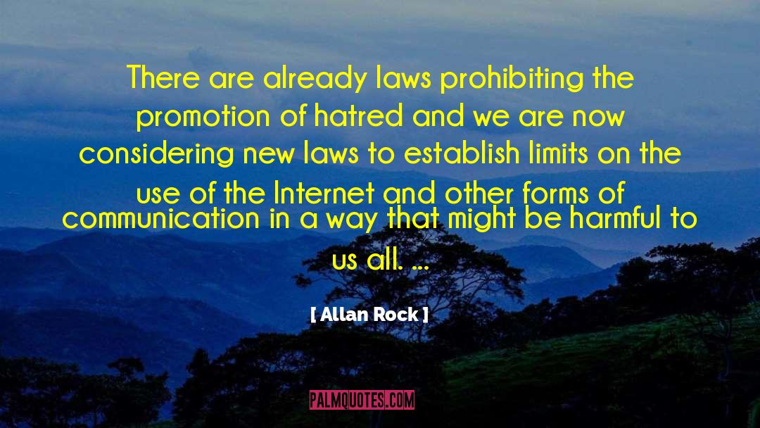 Promotion quotes by Allan Rock