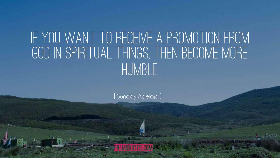 Promotion quotes by Sunday Adelaja