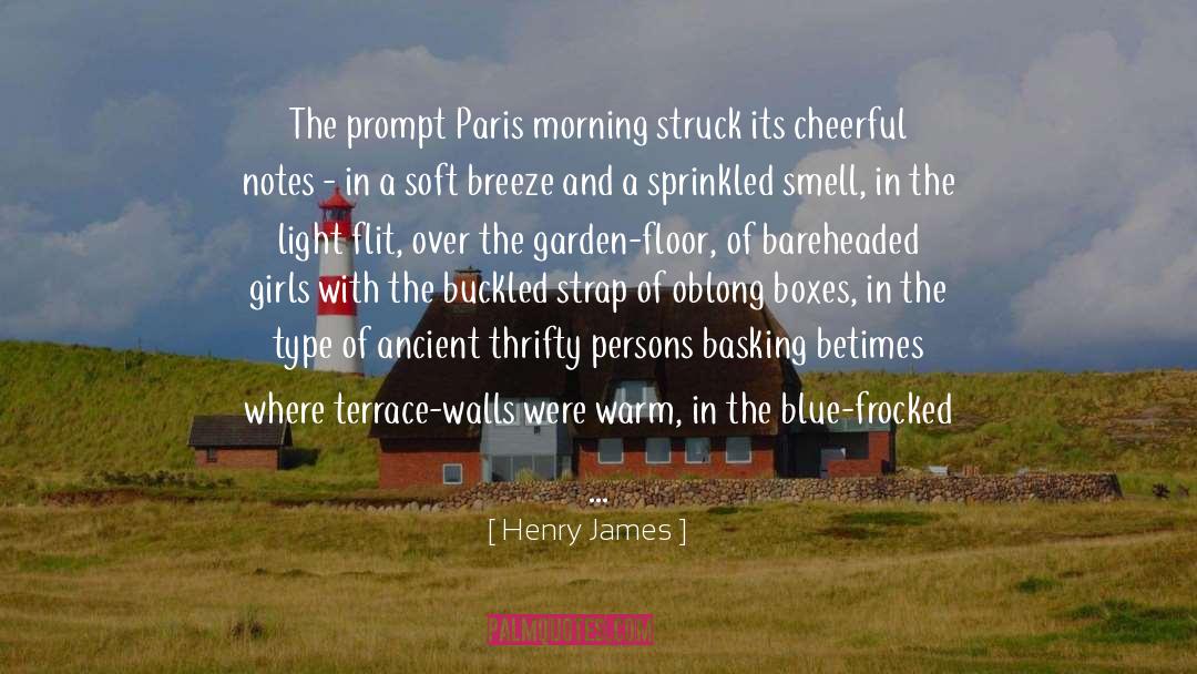 Prompt quotes by Henry James
