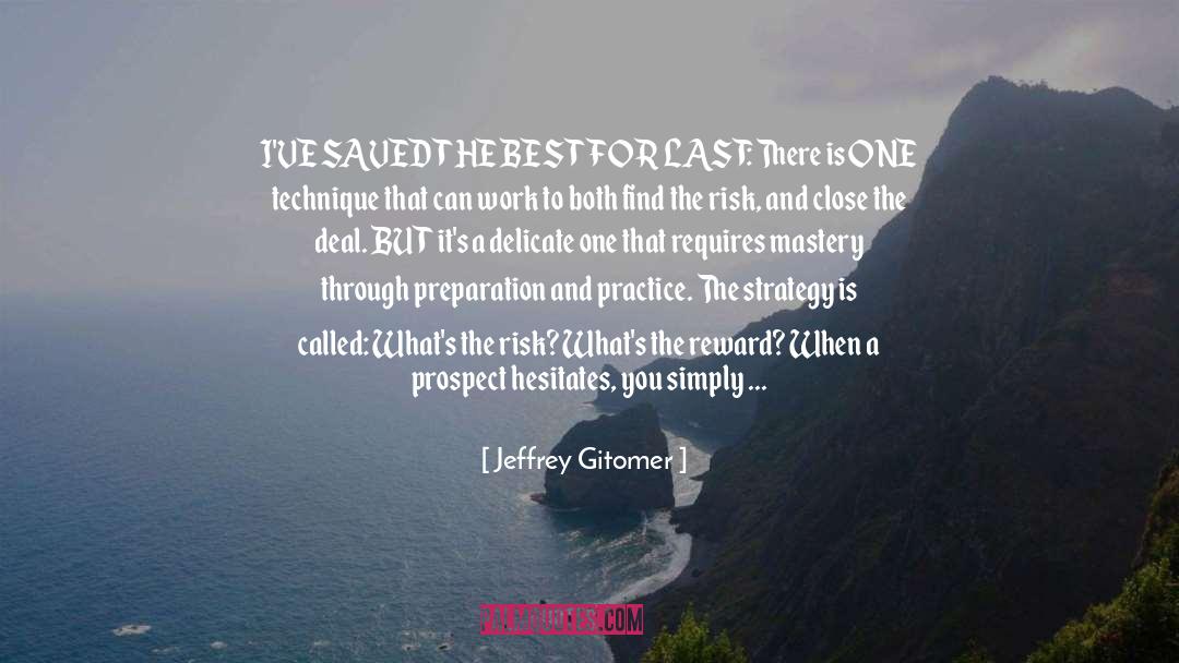 Prompt quotes by Jeffrey Gitomer