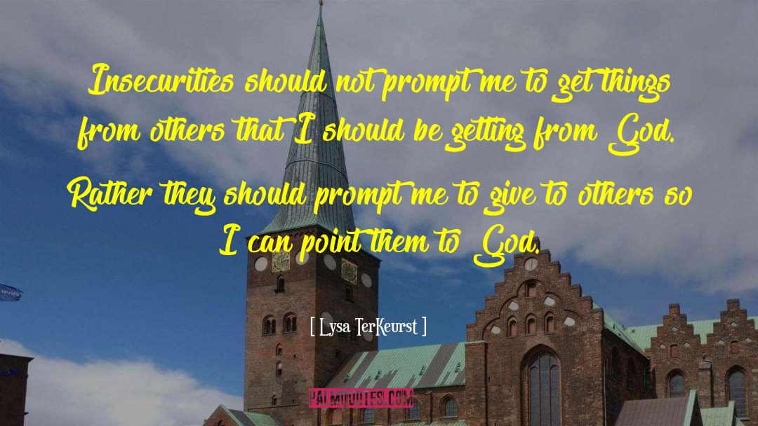 Prompt quotes by Lysa TerKeurst