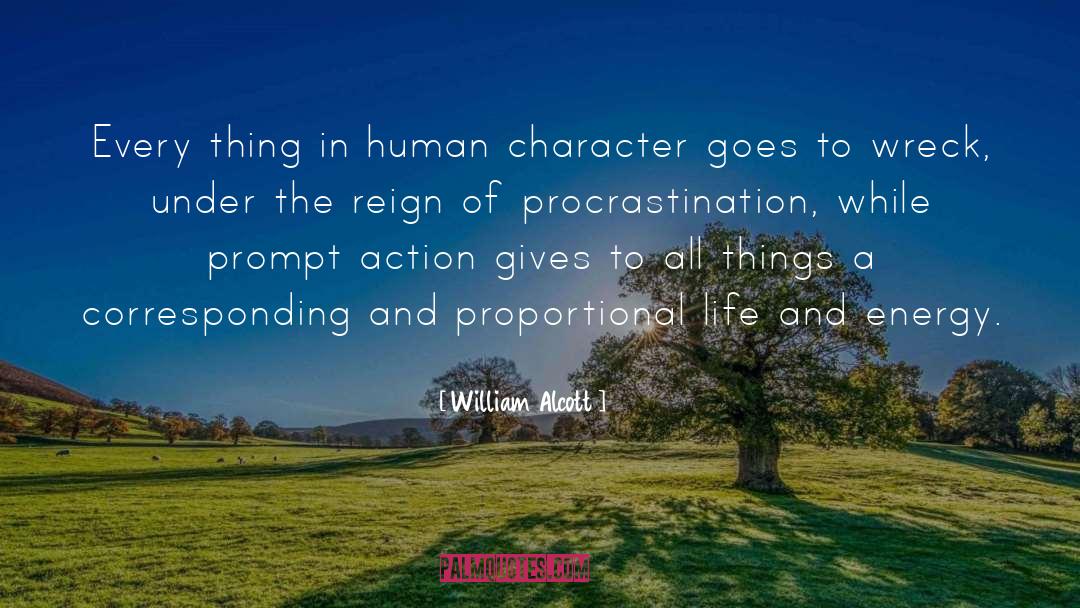 Prompt quotes by William Alcott