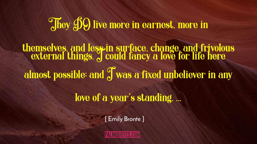 Pronouncements Of Love quotes by Emily Bronte
