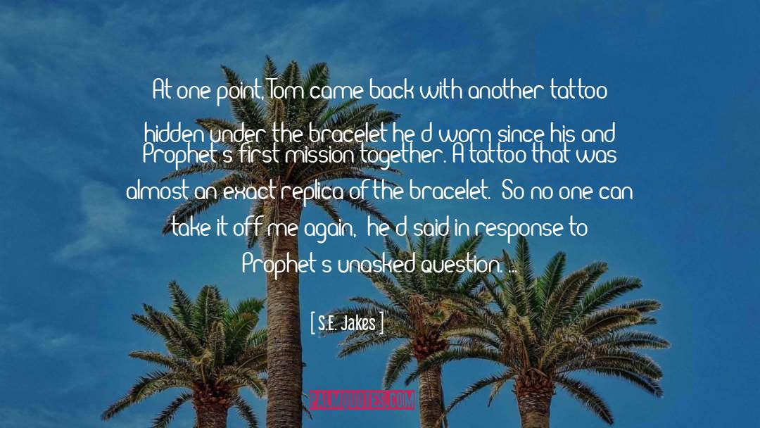 Proof 1991 quotes by S.E. Jakes