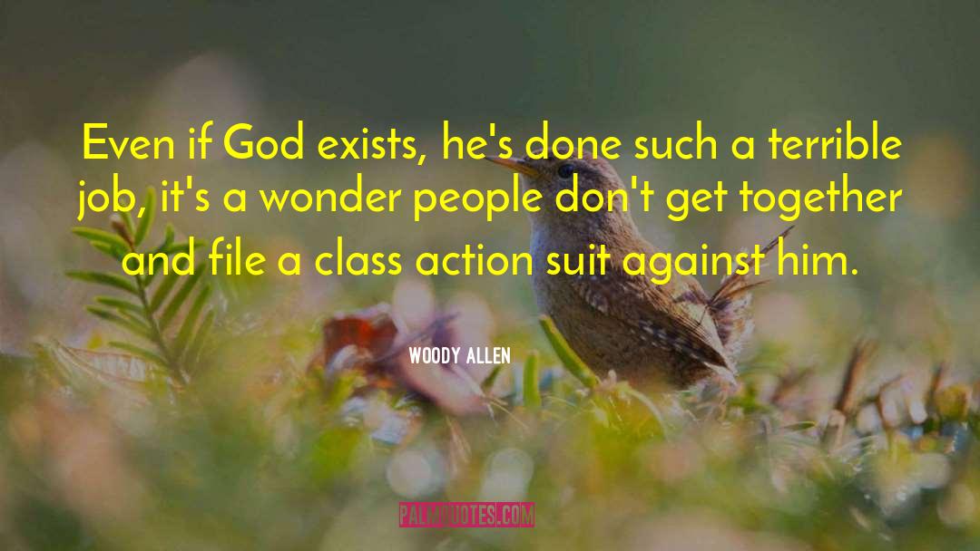 Proof God Exists quotes by Woody Allen