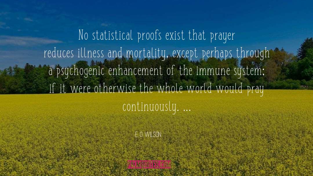 Proofs quotes by E. O. Wilson