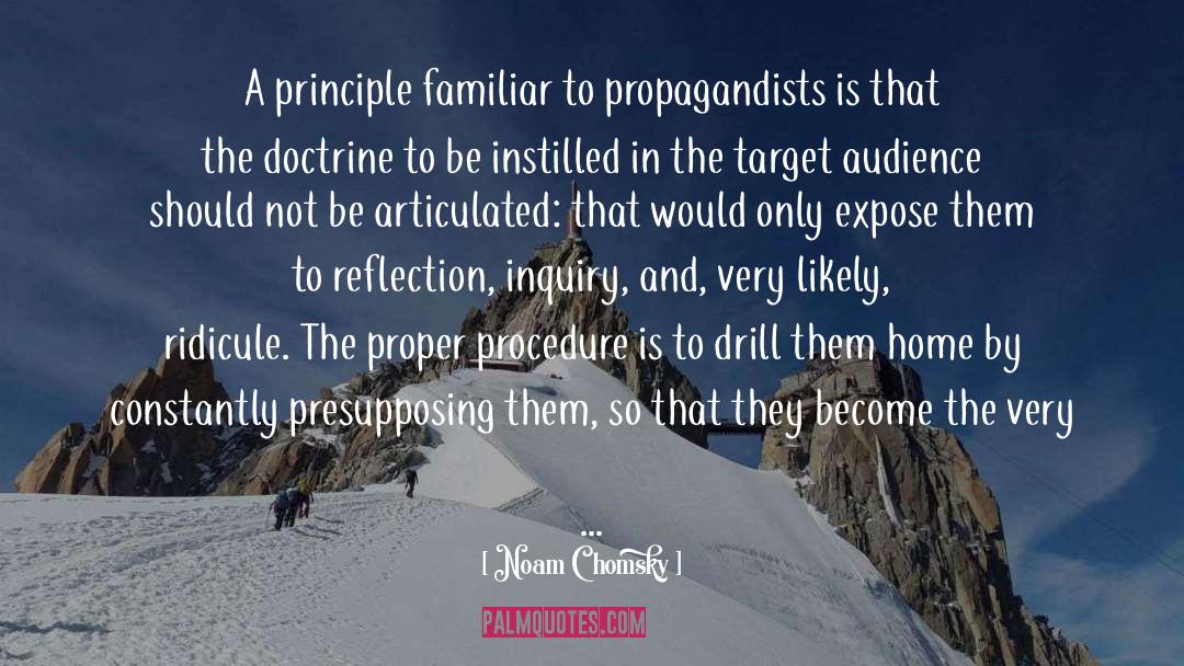 Propagandist quotes by Noam Chomsky