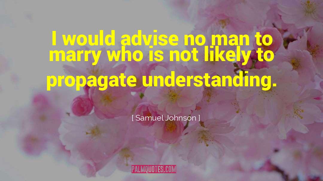 Propagate quotes by Samuel Johnson