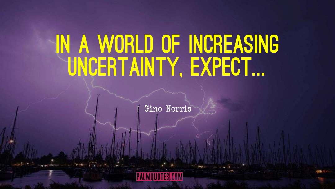 Propagated Uncertainty quotes by Gino Norris