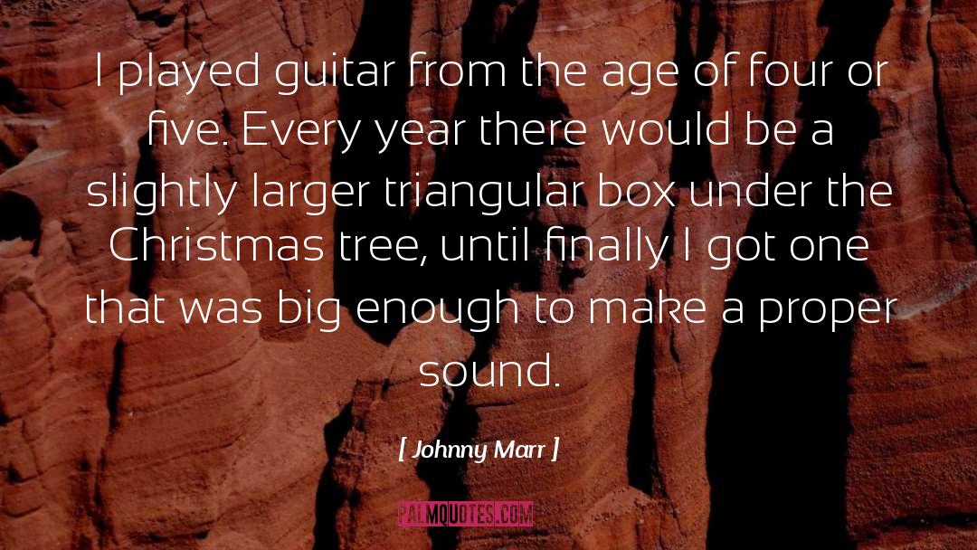 Proper quotes by Johnny Marr