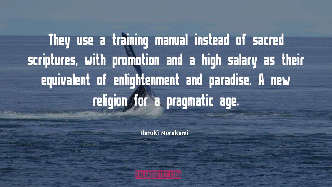Proper Training quotes by Haruki Murakami