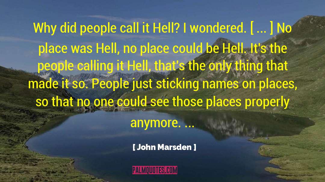 Properly Embedded quotes by John Marsden
