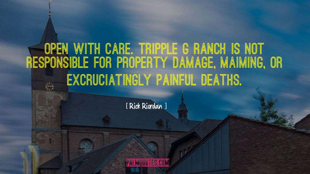 Property Damage quotes by Rick Riordan