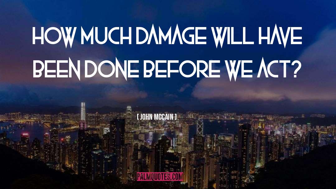Property Damage quotes by John McCain