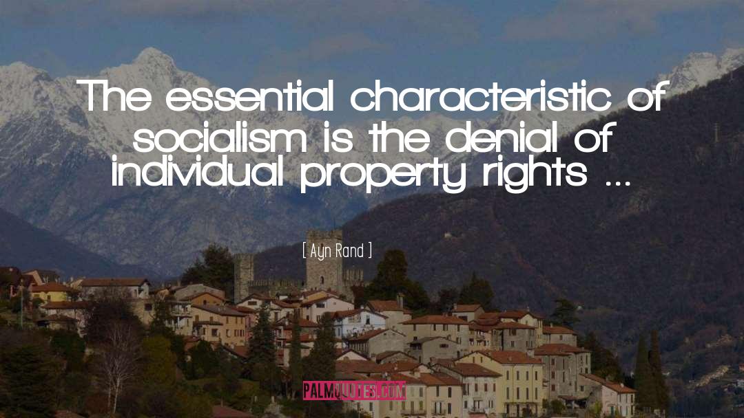 Property Rights quotes by Ayn Rand