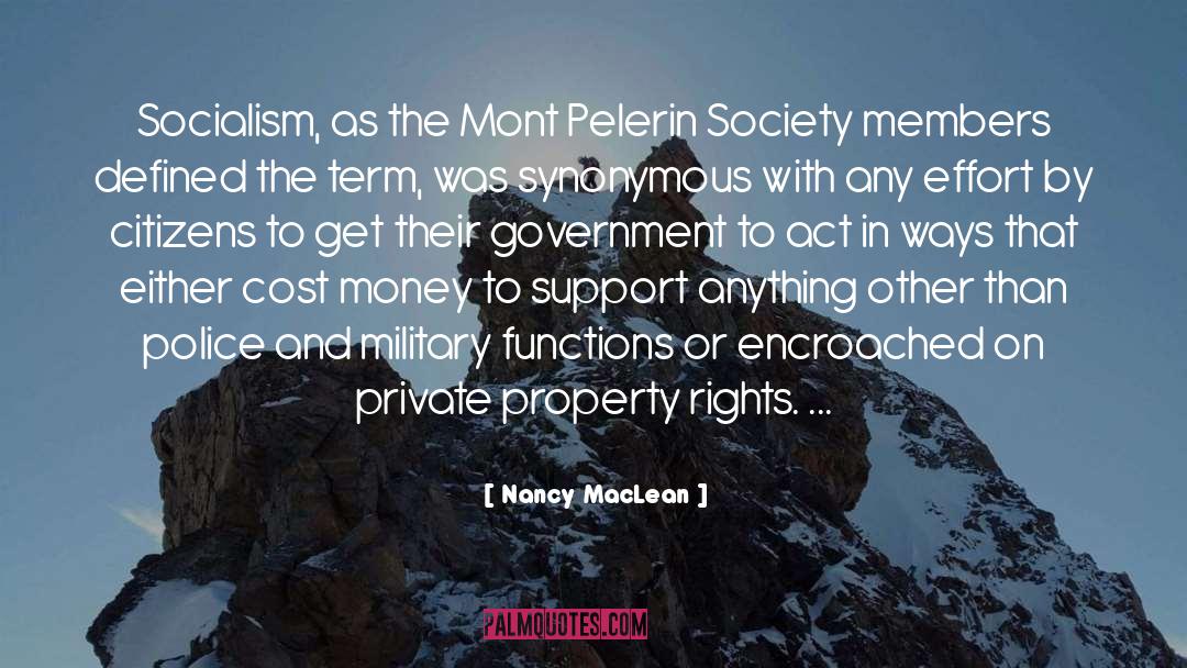 Property Rights quotes by Nancy MacLean