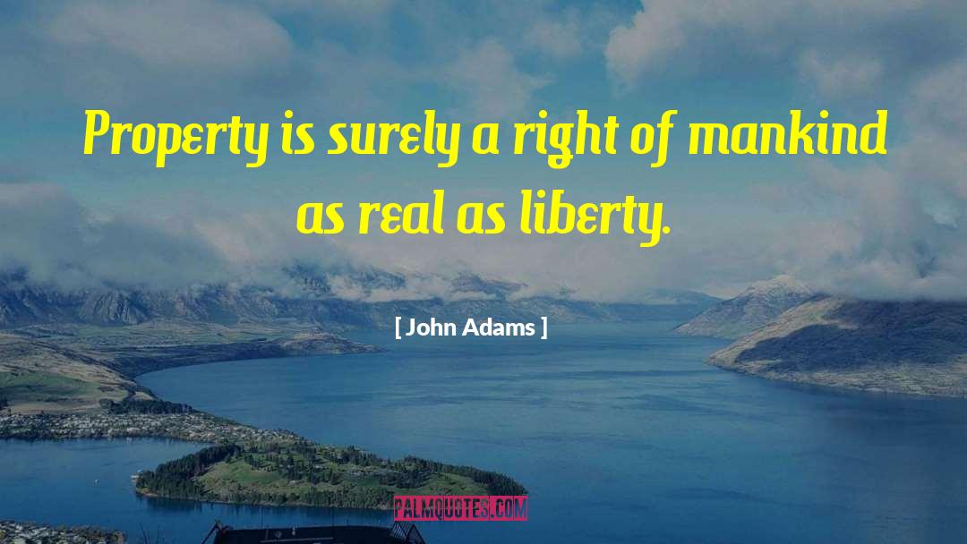 Property Rights quotes by John Adams