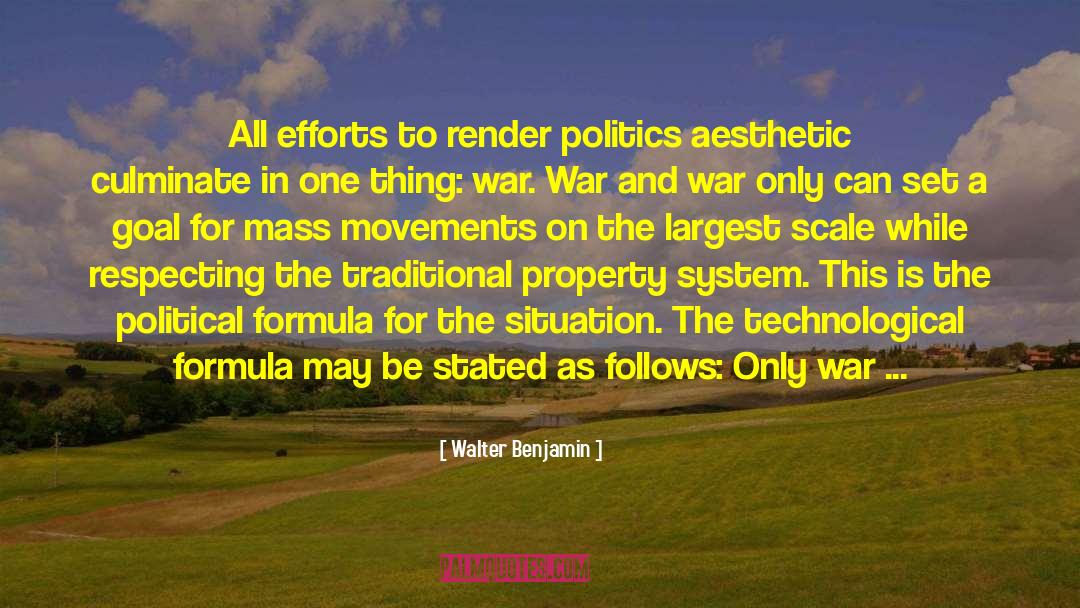 Property System quotes by Walter Benjamin