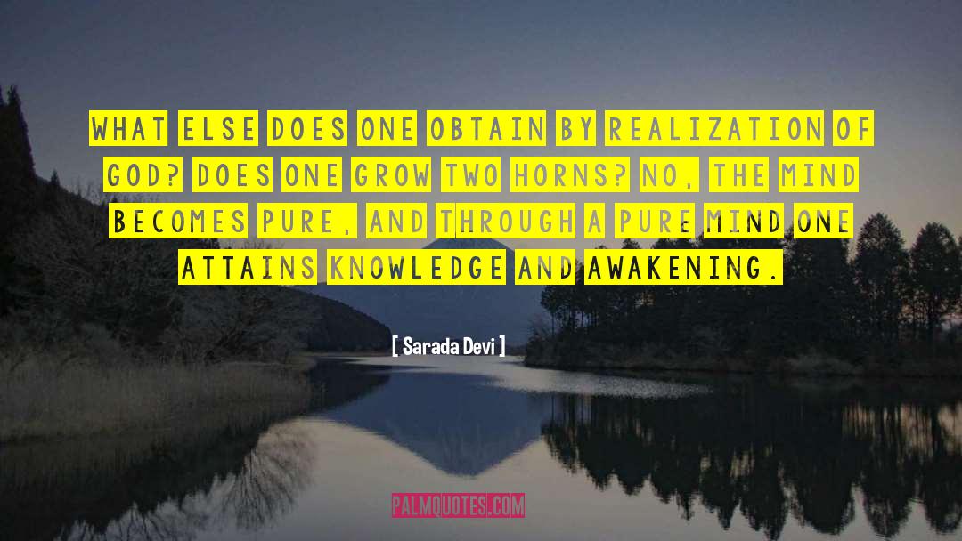 Prophecies Awakening quotes by Sarada Devi