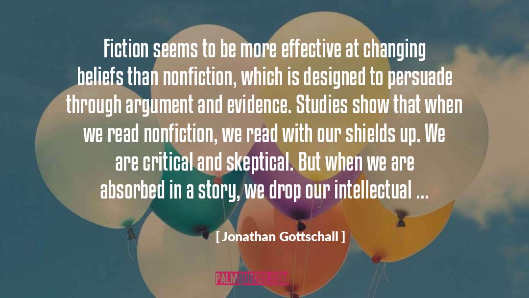 Prophecy In Fiction quotes by Jonathan Gottschall